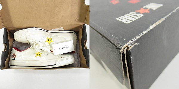 実際に弊社で買取させて頂いた【未使用】CONVERSE/コンバース ONE STAR/ワンスター SUPER MARIO/スーパーマリオ 1C679/26.5の画像 8枚目