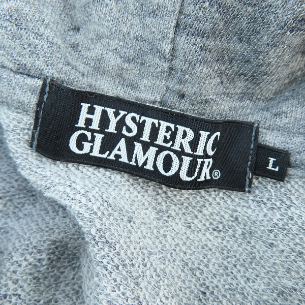実際に弊社で買取させて頂いたHYSTERIC GLAMOUR/ヒステリックグラマー プリントデザイン ジップアップパーカー 0293CF02/Lの画像 2枚目