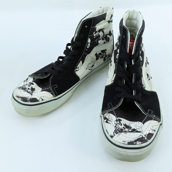 実際に弊社で買取させて頂いたVANS/バンズ SK8-HI REISSUE SKULLS スカル柄 ハイカットスニーカー 29.5cm