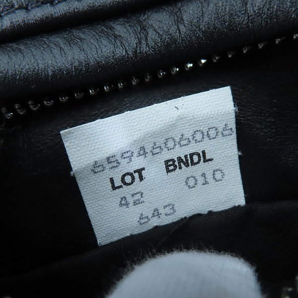 実際に弊社で買取させて頂いたSCHOTT/ショット ファーライナー付き ライダースジャケット 643 42の画像 5枚目