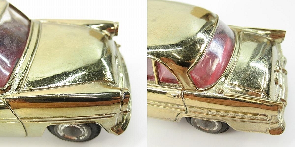 実際に弊社で買取させて頂いたATC/アサヒ玩具 MODEL PET/モデルペット 1/42  No.6 プリンス スカイライン デラックス 60年型 ゴールド ミニカーの画像 7枚目