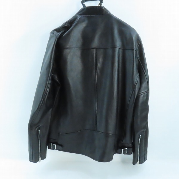 実際に弊社で買取させて頂いたSchott/ショット NEW DOUBLE BREST RIDERS/羊革レザーダブルブレストライダース 782-3950077/XL の画像 1枚目