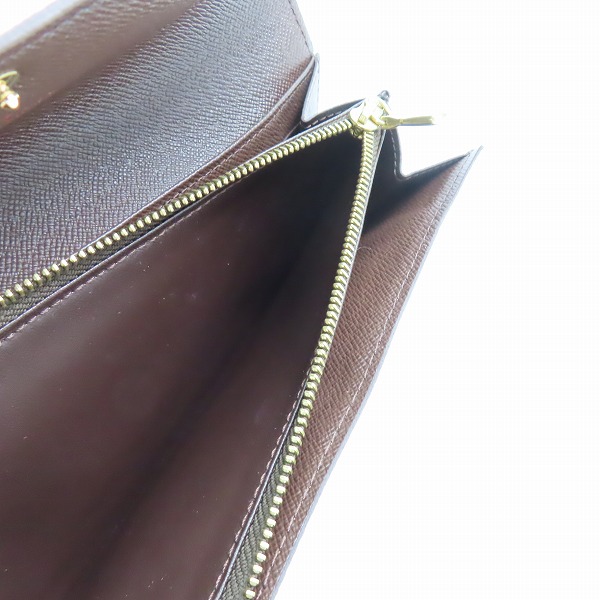 実際に弊社で買取させて頂いたLOUIS VUITTON/ルイ ヴィトン ダミエ ポルトフォイユ サラ 二つ折り長財布 N61734の画像 5枚目