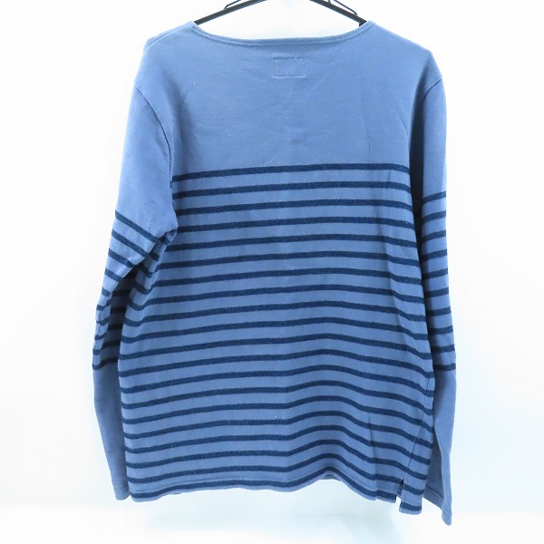 実際に弊社で買取させて頂いたNEIGHBORHOOD/ネイバーフッド ボーダー 長袖Tシャツ 141LHFBN-CSM01/Mの画像 1枚目