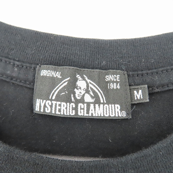 実際に弊社で買取させて頂いたHYSTERIC GLAMOUR/ヒステリックグラマー HYS LOVER 半袖カットソー/Tシャツ 02212CT01/ブラック/Mの画像 2枚目