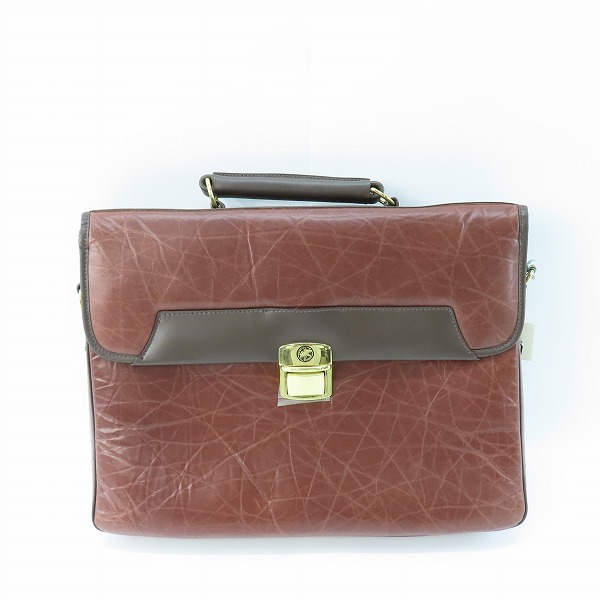 実際に弊社で買取させて頂いたHUNTING WORLD/ハンティングワールド レザー ビジネスバッグ/ショルダーバッグ