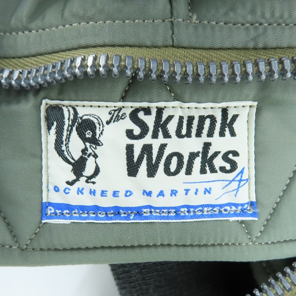 実際に弊社で買取させて頂いたBuzzRickson's/バズリクソンズ スカンクワークス カスタム Type MA-1 フライトジャケット BR10808/Sの画像 7枚目