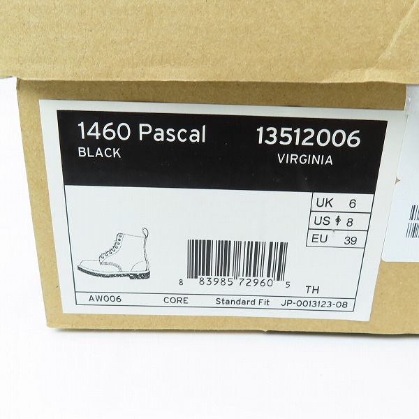 実際に弊社で買取させて頂いたDr.Martens/ドクターマーチン 1460 PASCAL 8ホールブーツ UK6の画像 9枚目