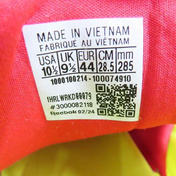 実際に弊社で買取させて頂いた【未使用】Reebok/リーボック INSTAPUMP FURY 94 インスタポンプフューリー 94 100074910/28.5 の画像 5枚目