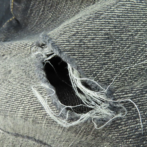 実際に弊社で買取させて頂いたRoen×BOBSON/ロエン×ボブソン スカルスタッズ ダメージ加工 デニムパンツ /33の画像 8枚目