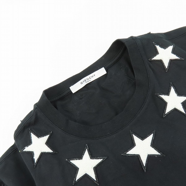 実際に弊社で買取させて頂いた【JPタグ】GIVENCHY/ジバンシー クルーネック スター/星 ワッペン 半袖シャツ/XLの画像 5枚目