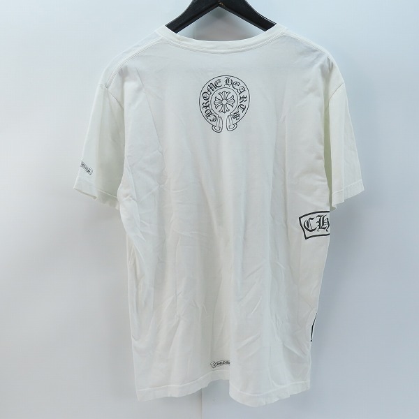 実際に弊社で買取させて頂いた【JPタグ】CHROME HEARTS/クロムハーツ Tバー 胸ポケットTシャツ ホワイト Lの画像 1枚目