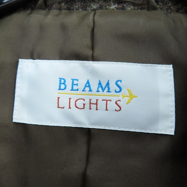 実際に弊社で買取させて頂いたBEMAS LIGHTS/ビームス ライツ ハイスツイード チェスターコート Sの画像 2枚目