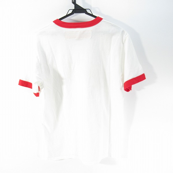 実際に弊社で買取させて頂いたCHALLENGER × SAM'S/チャレンジャー×サムズ CAMS コラボ プリントTシャツ ホワイト/レッド NORMALの画像 1枚目