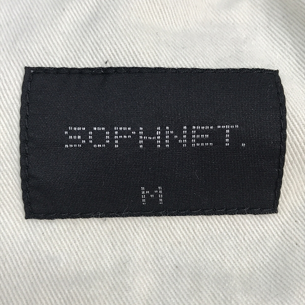 実際に弊社で買取させて頂いたSOPHNET/ソフネット スリムフィット アンクルカット リペア ジーンズ/デニム SOPH-156032 /Mの画像 2枚目