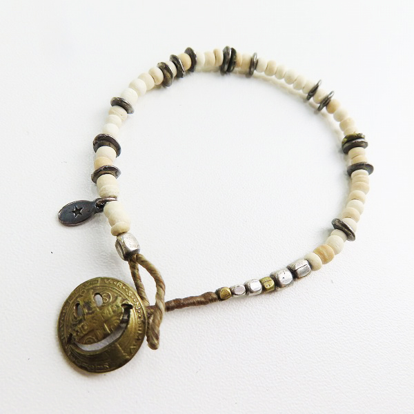 実際に弊社で買取させて頂いた(1)AMP JAPAN/アンプジャパン Coconut Beads Bracelet/ココナッツ ビーズ ブレスレット