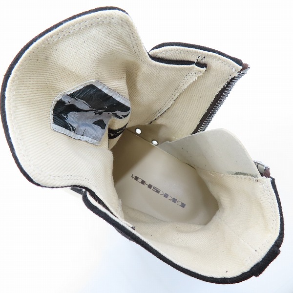 実際に弊社で買取させて頂いたRick Owens/リックオウエンス  DRKSHDW/ダークシャドウ 23AW MEGA BUMPER SNEAKS メガ バンパー スニーカー DU02C5831/39の画像 4枚目