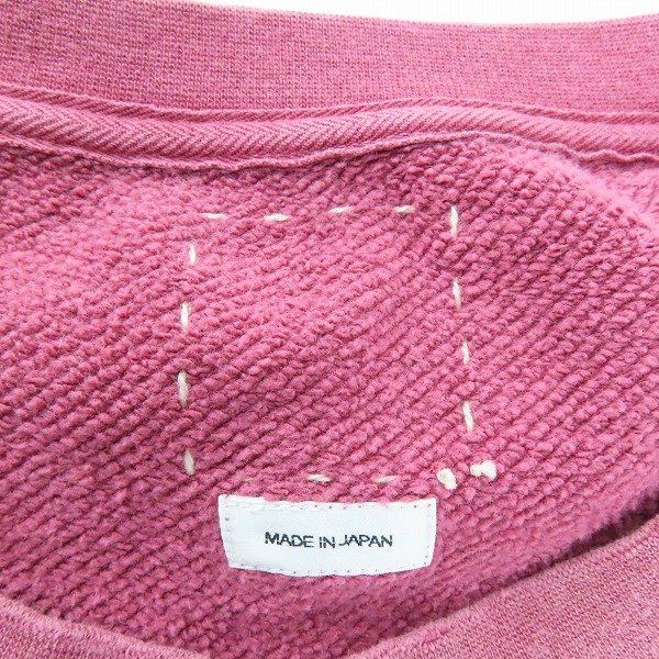 実際に弊社で買取させて頂いたvisvim/ビズビム JUMBO CREW 3/4 CRASH 3 ヴィンテージ加工 スウェット 0121205010015 2の画像 2枚目