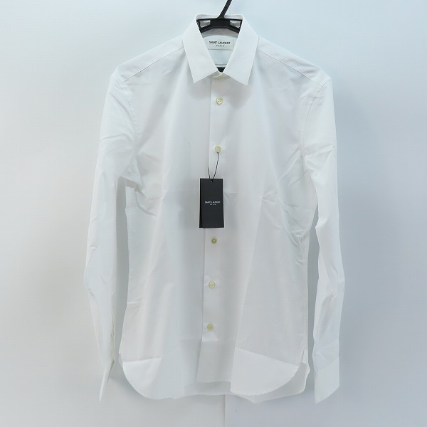 実際に弊社で買取させて頂いた【未使用/JPタグ】SAINT LAURENT/サンローラン 長袖シャツ 509444 Y216W/36