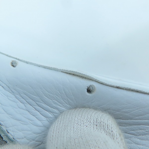 実際に弊社で買取させて頂いたVANS/バンズ SK8-HI XL/スケートハイXL BIG MOOD WHITE レザースニーカー VN0A5KRYWHT/27の画像 6枚目