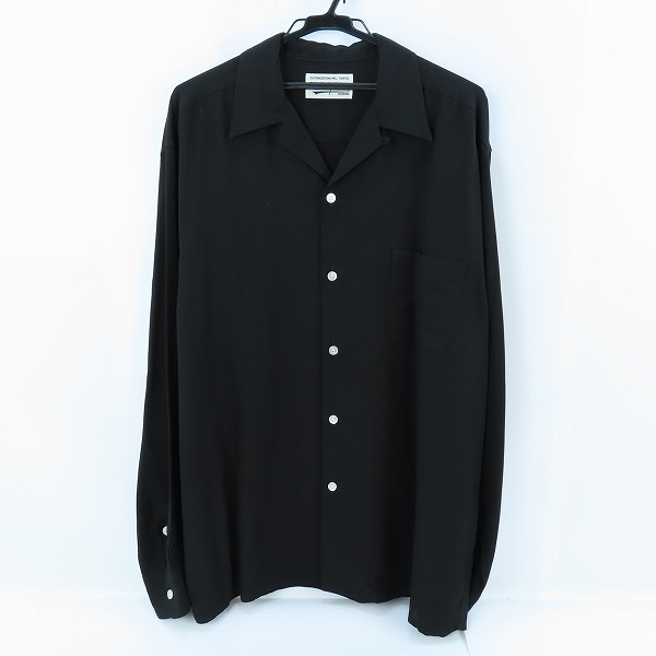実際に弊社で買取させて頂いたWACKO MARIA/ワコマリア 長袖オープンカラーシャツ ブラック/XL