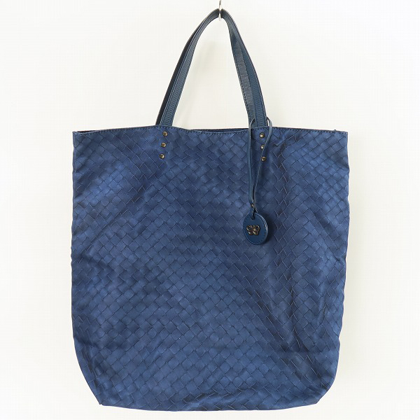 実際に弊社で買取させて頂いたBOTTEGA VENETA/ボッテガヴェネタ イントレッチオリュージョン トートバッグ ネイビー