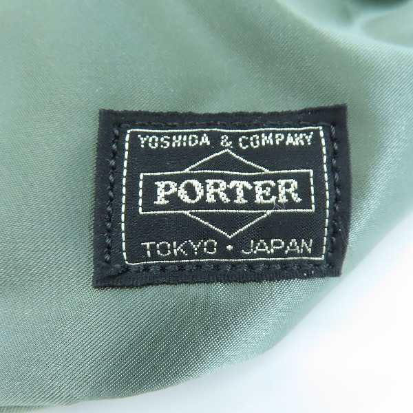実際に弊社で買取させて頂いた(2)PORTER/ポーター TANKER WAIST BAG/タンカー ウエストバッグ セージグリーン/622-76629 の画像 3枚目
