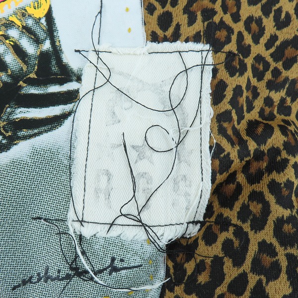 実際に弊社で買取させて頂いたroarguns×ONEMADE/ロアーガンズ×ワンメイド レオパード プルオーバー ロングパーカー/4の画像 6枚目