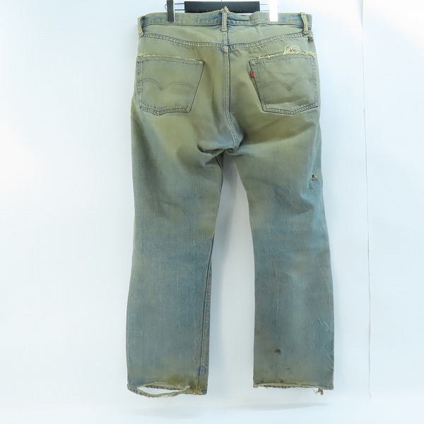 実際に弊社で買取させて頂いたLevis/リーバイス 501/66前期/刻印9/スモールe ヴィンテージ/ビンテージデニムパンツの画像 1枚目