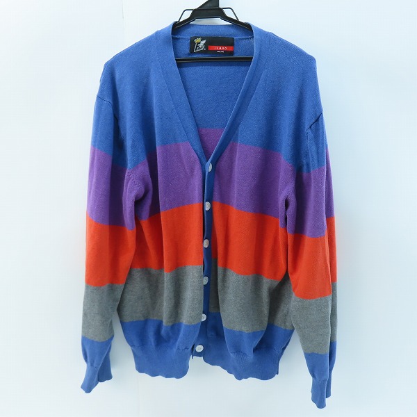 実際に弊社で買取させて頂いたFAT/エフエーティー コットン マルチカラー カーディガン F31310-KN04-AB/JUMBO