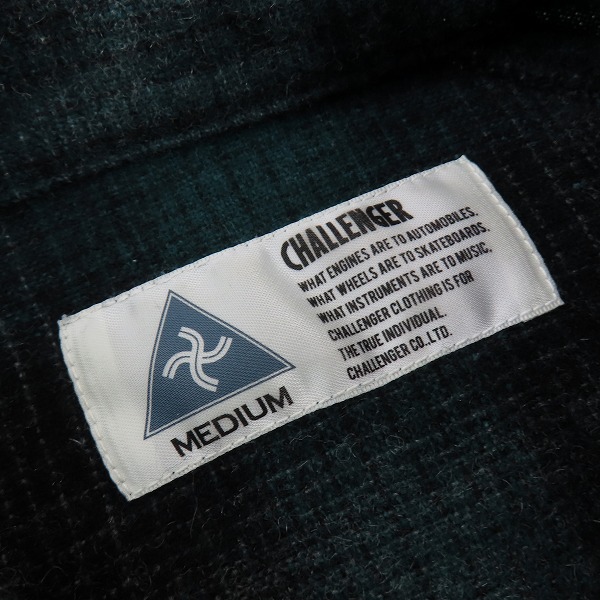 実際に弊社で買取させて頂いたCHALLENGER/チャレンジャー 長袖チェックシャツ CLGSH010-009/Mの画像 2枚目