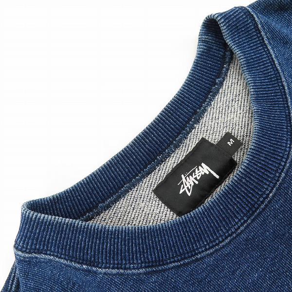 実際に弊社で買取させて頂いたSTUSSY/ステューシー デニム 半袖Tシャツ/Mの画像 5枚目