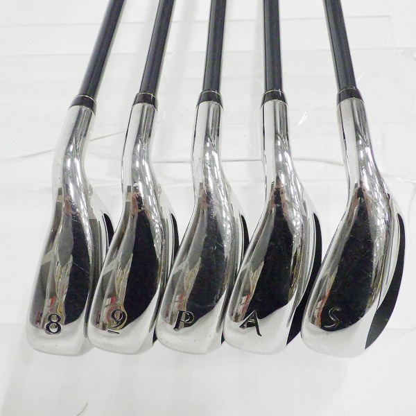 実際に弊社で買取させて頂いたCallaway/キャロウェイ Solaire/ソレイル レディース アイアン #8,9,P,A,Sw 5本セット FLEX:Wの画像 1枚目