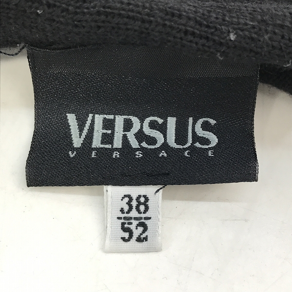 実際に弊社で買取させて頂いたVERSUS VERSACE/ヴェルサスヴェルサーチ ENEMY WITHIN ニットカットソー /38の画像 2枚目