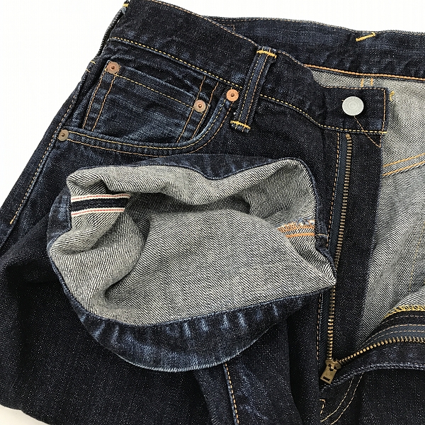 実際に弊社で買取させて頂いたEVISU/エヴィス かもめ Lot.7001 デニム ハーフパンツ/34の画像 5枚目