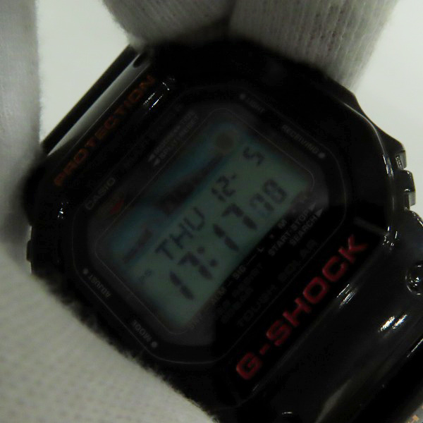 実際に弊社で買取させて頂いたG-SHOCK/Gショック G-LIDE/Gライド タフソーラー マルチバンド6 腕時計/ウォッチ GWX-5600-1JFの画像 4枚目