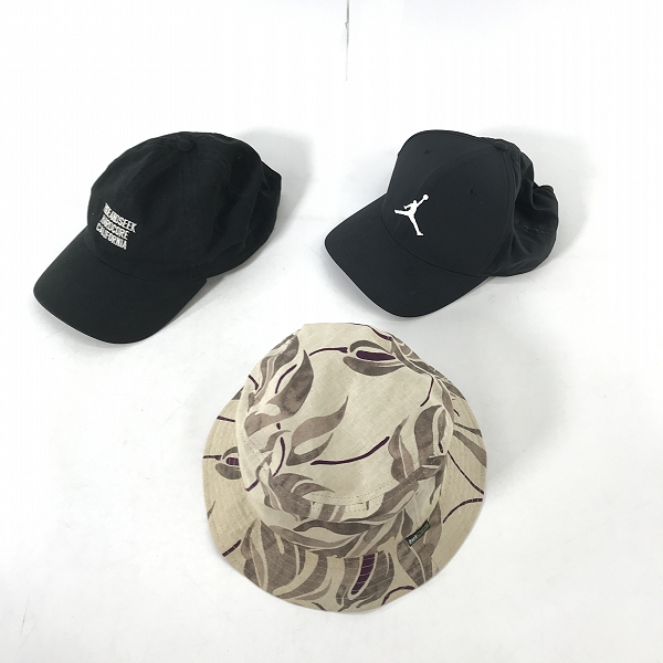 実際に弊社で買取させて頂いた【おまとめ】BackChannel/HIDEANDSEEK/NIKE バケットハット/キャップ 等の画像 1枚目