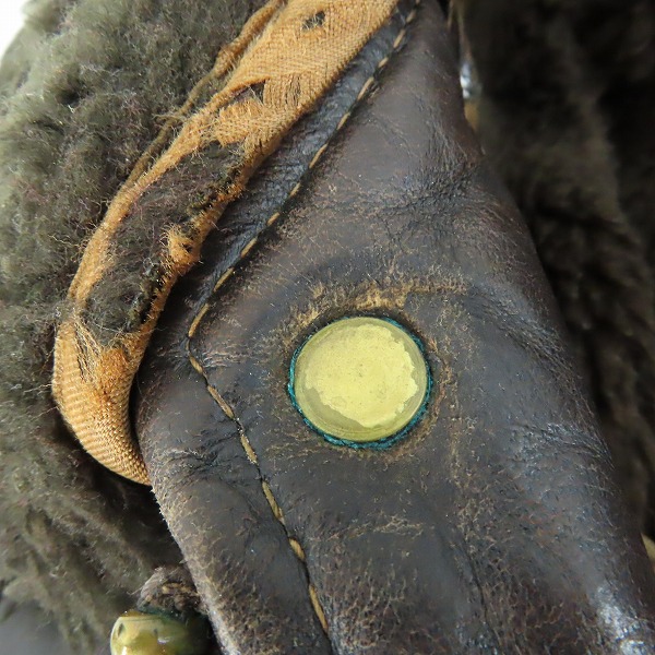 実際に弊社で買取させて頂いたSchott/ショット USA製 ボアライナー付 レザージャケット/38の画像 7枚目