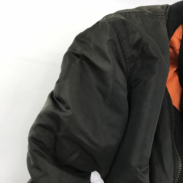 実際に弊社で買取させて頂いたALPHA INDUSTRIES/アルファインダストリーズ MA-1 フライトジャケット XLの画像 7枚目