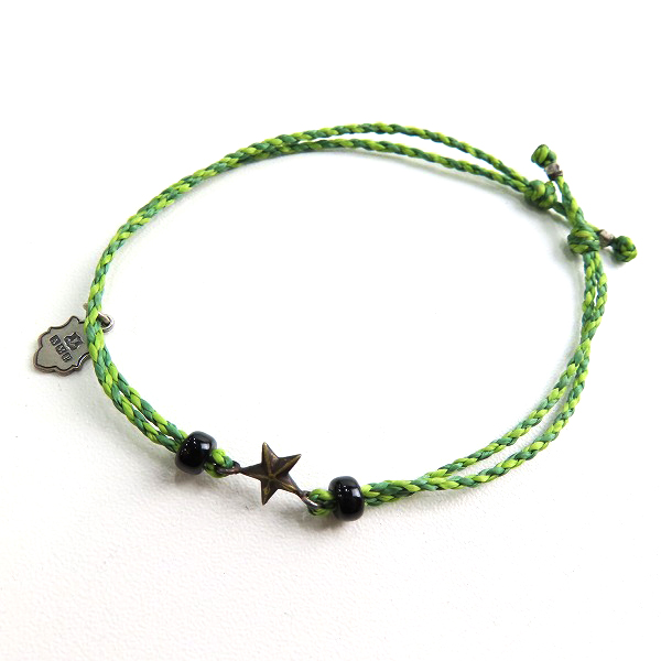 実際に弊社で買取させて頂いた(1)AMP JAPAN/アンプジャパン スター ブレスレット グリーン