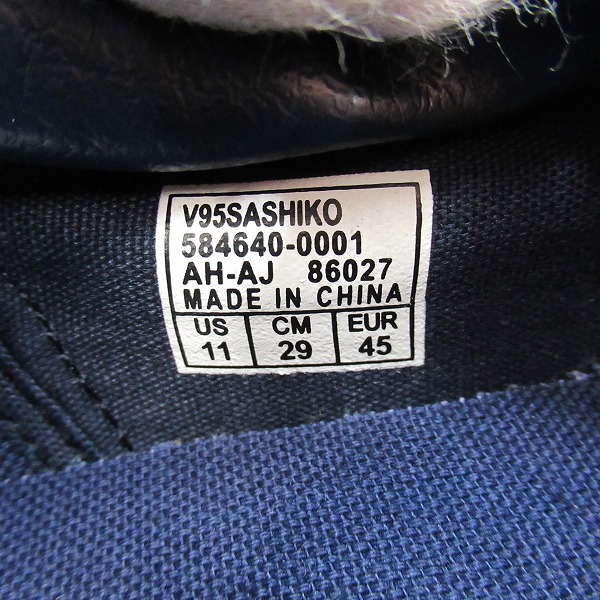 実際に弊社で買取させて頂いたVANS/バンズ ヴァンズ ERA/エラ V95SASHIKO NAVY/MARU JAPAN FABRICKシリーズ/29の画像 5枚目