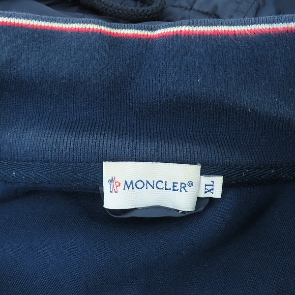 実際に弊社で買取させて頂いたMONCLER/モンクレール MAGLIA GILET/マグリアジレ 切り替えベスト/フード付き XLの画像 2枚目