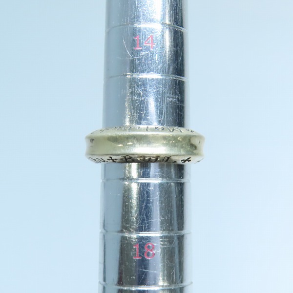 実際に弊社で買取させて頂いたBWL/ビルウォールレザー Malibu/マリブ Large Spacer Ring/ラージスペーサーリング/16-16.5号の画像 7枚目