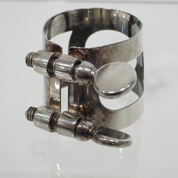 実際に弊社で買取させて頂いたBuffet Crampon/ビュッフェ・クランポン クラリネット用 リガチャー ゴールド・シルバー  2個セットの画像 4枚目