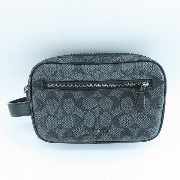 実際に弊社で買取させて頂いたCOACH/コーチ シグネチャー柄 セカンドバッグ/クラッチバッグ/ポーチ 78674