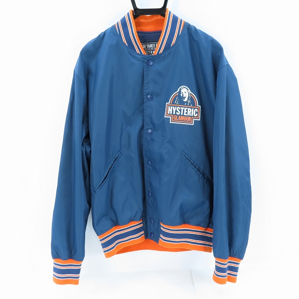 実際に弊社で買取させて頂いたHYSTERIC GLAMOUR/ヒステリックグラマー MAKE ME SMILE スタジャン  02233AB10 /XL