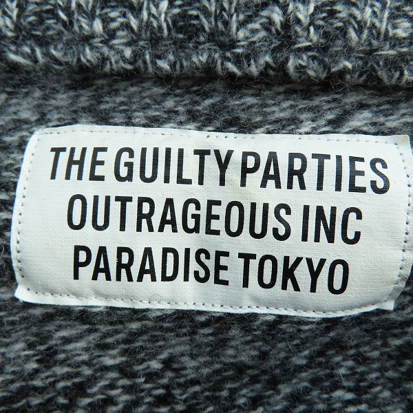 実際に弊社で買取させて頂いたWACKO MARIA/ワコマリア 16FW GUILTY PARTIES ウール セーター 16FW-WMK-KN01/Lの画像 2枚目