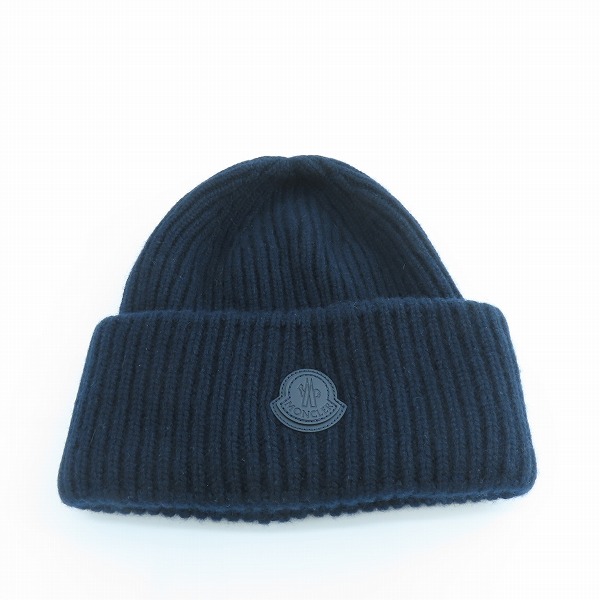 実際に弊社で買取させて頂いた【未使用/JPタグ】MONCLER/モンクレール BERRETTO TRICOT ロゴ ニット帽/UNI