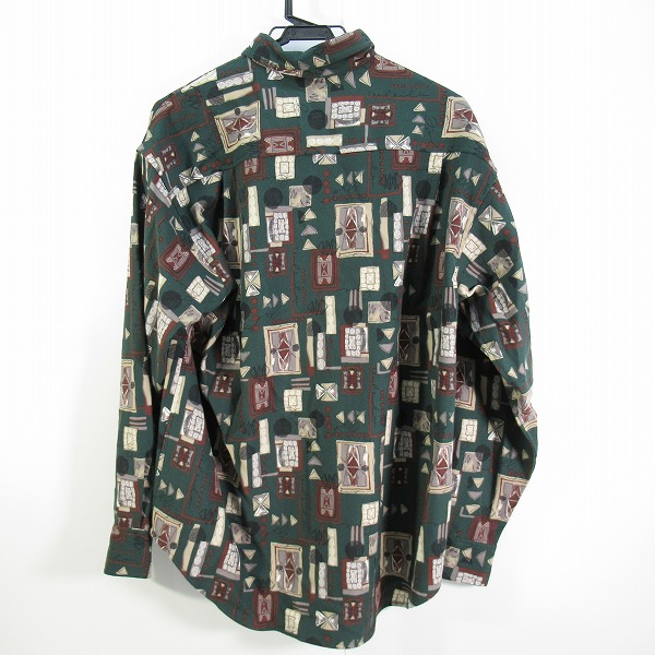 実際に弊社で買取させて頂いた【未使用】BEAMS HEART/ビームスハート レトロプリント ロングスリーブ ビッグ シャツ 42-11-0014-459/Sの画像 1枚目