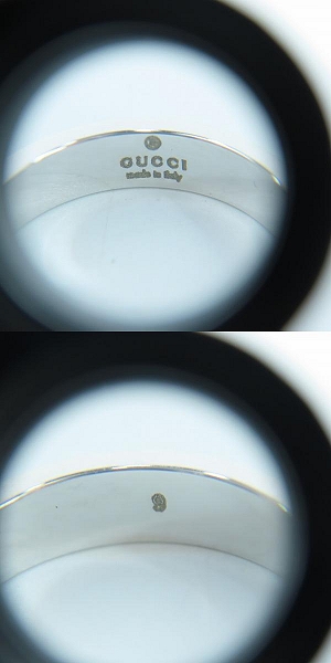 実際に弊社で買取させて頂いたGUCCI/グッチ アイコンリング  GGリング 8.5号 の画像 7枚目
